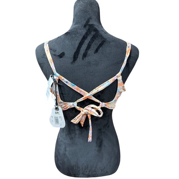 prAna Mallorca Swimsuit Top Impressions XL NWT Beach Poolside vacation - Picture 2 of 6